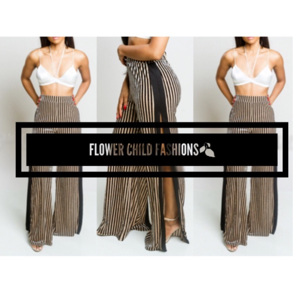 Women’s Velvet Pin Stripe Pants